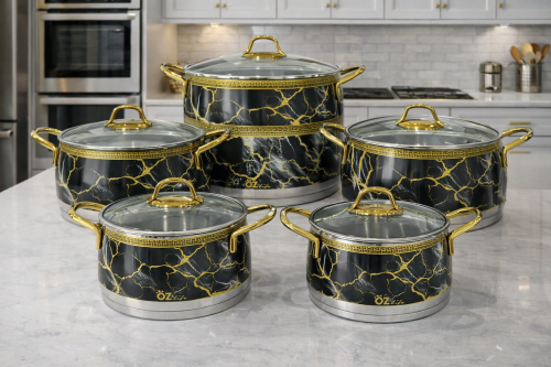 طقم قدور استيل تركي 18/10