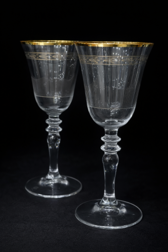 كاسات كريستال ٦ قطعه