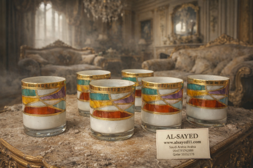 كاسات كريستال اوروبي ٦ قطعه