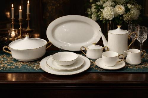 طقم 61 قطعه 8 شخص bon china