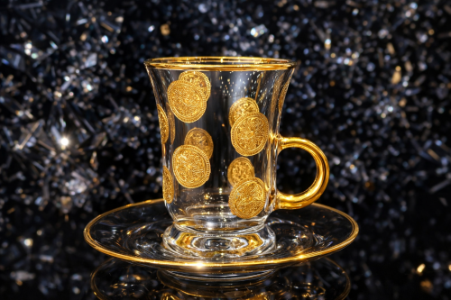 ‏بيالات كريستال ليزر ٦ قطعه