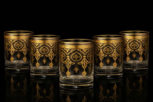 كاسات كريستال بولندي ٦ قطعه