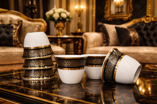 فناجيل بورسلان ١٢ قطعه Bone china