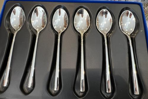 Turkish Steel Tea spoons 6