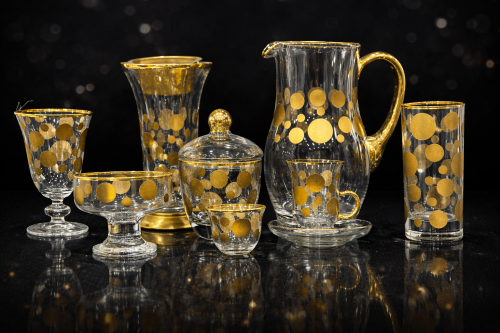 طقم كريستال ٧٥ قطعه