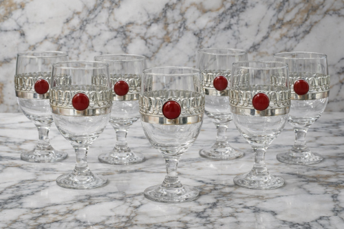 طقم كاسات اوروبي ٦ قطغه