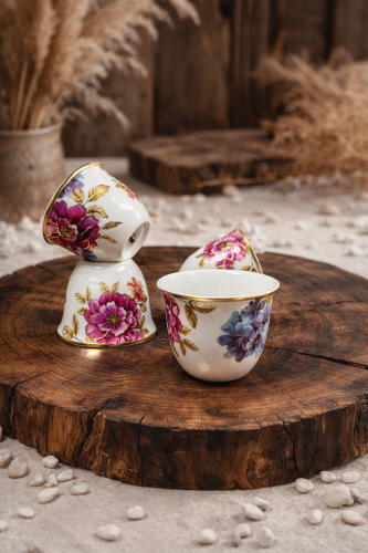 فناجيل قهوه بورسلان ١٢ قط