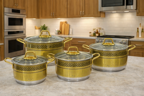 طقم قدور تركي ٤ قطعه