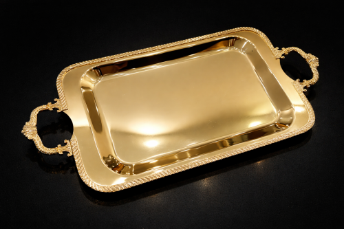 Classic gold medium tray