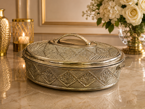 5-liter copper serving container without lock