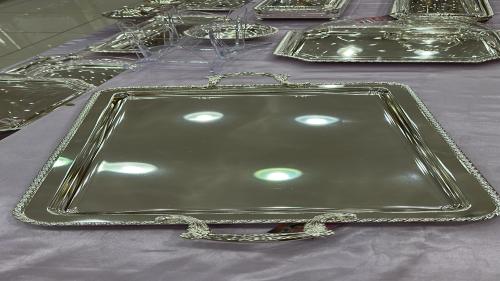 صينيه سلفر طول ٤٢ عرض ٣٠