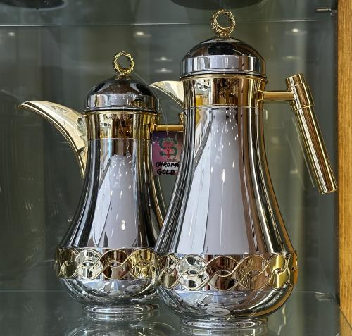 طقم ترامس فضي.دهبي