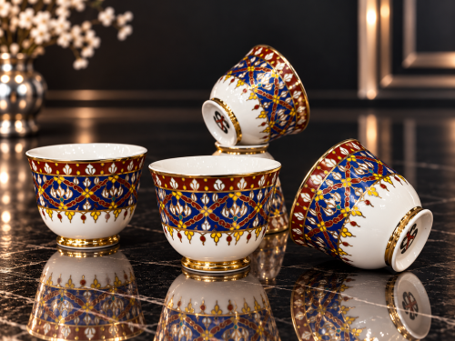 ‏فناجيل قهوة برسلان 12 قطعة