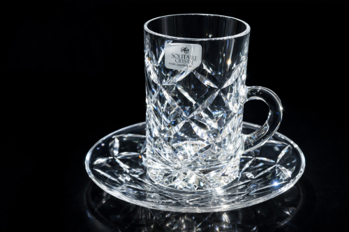 بيالات كريستال سوليتير ٦ قطعه