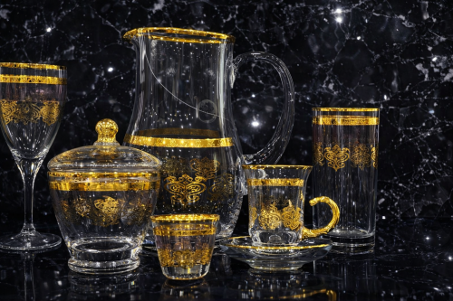 طقم كريستال ٧٦ قطعه ليرر