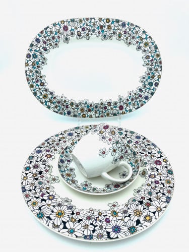 طقم سفره تايلندي 99 قطعه 12 شخص