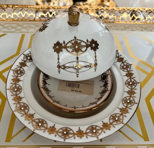 تمريه بورسلان مع صحن