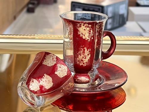 Pills and cups. Italian Crystal 6