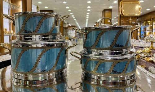 طقم قدور استيل تركي18/10