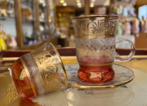 Tea & Arabic Coffee Cup's Set Of (6+6)