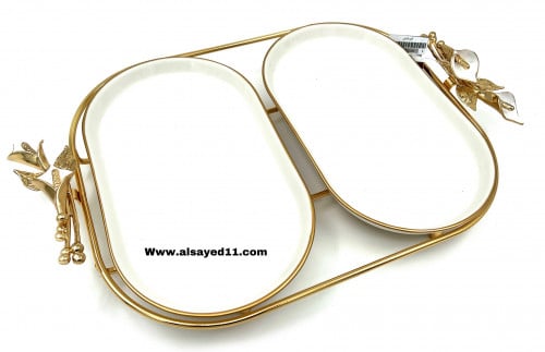 Turkish porcelain serving tray