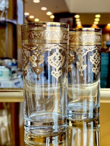 Crystal glasses laser engraving 6