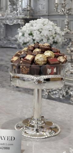 ستاند سلفر طول ٢٢ سم قطر ١٥ سم