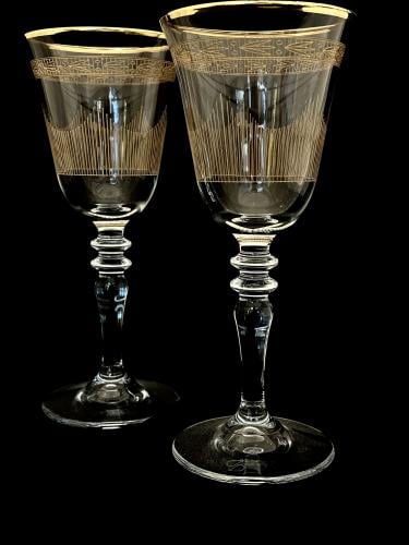 كاسات كريستال ٦ قطعه