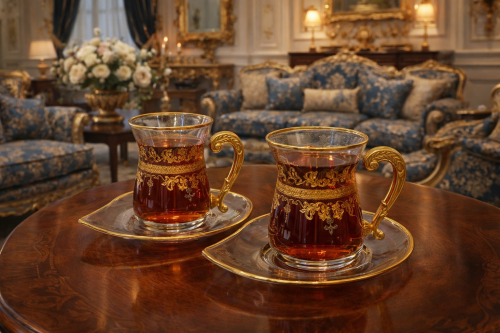 بيالات كريستال ليرر ٦ قطعه