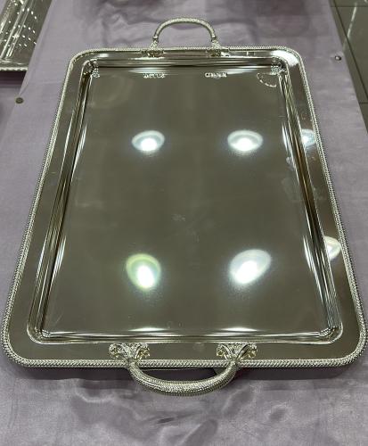 صينيه. سلفر طول ٥٠ عرض ٣٦ سم