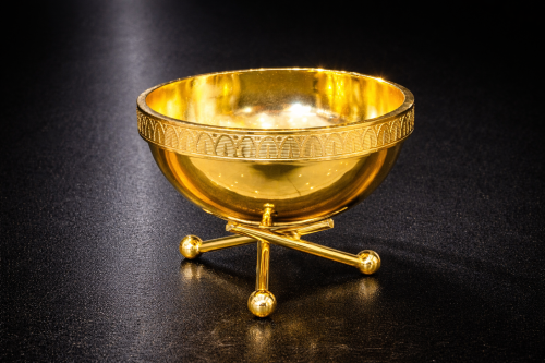 Golden bowl, diameter 8.5 cm