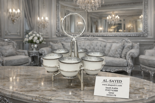 حامل فناجيل  ٦ خانات. سعر بدون فنجال