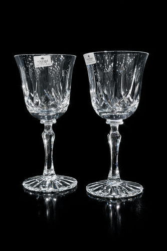 كاسات كريستال سوليتير ٦ قطعه