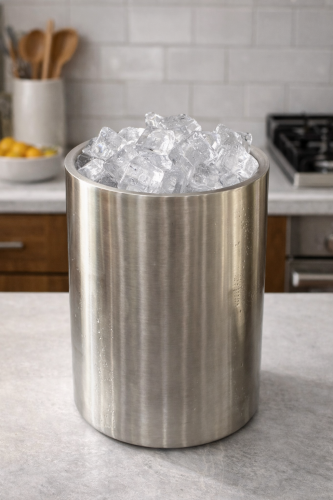 وعاء استيل سميك للثلج