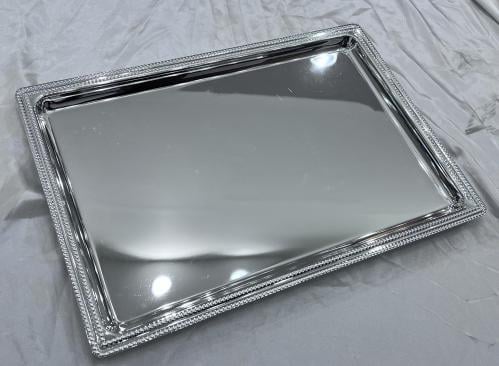 صينيه سلفر وسط  ٤٣ سم