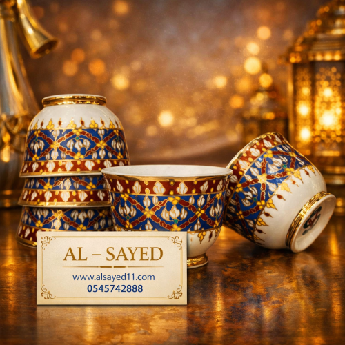 ‏فناجيل قهوة برسلان 12 قطعة