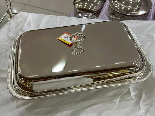 صحن بغطاء سلفر كيبير ٤ لتر