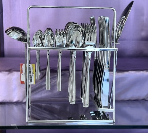 طقم ملاعق 38 قطعه استيل 18/10