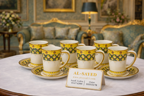 بيالات بورسلان نقش يذوي  6