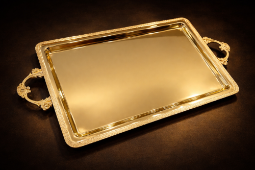 صينيه كلاسيك ذهبي وسط