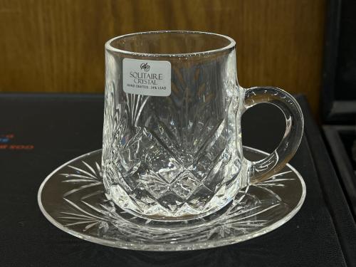 Wide crystal cups