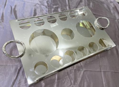 Silver cup tray