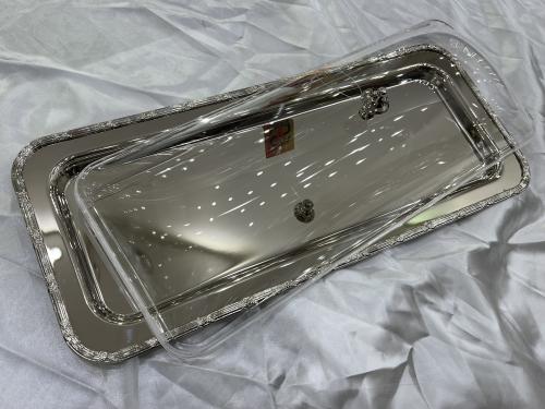 Tray with lid, length 49 cm