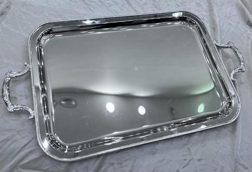 Silver tray, 51 cm