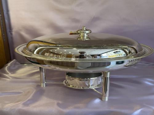 Silver heater, 2 liters, medium, Pyrex