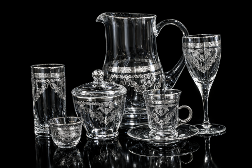 طقم كريستال ٧٥ قطعه