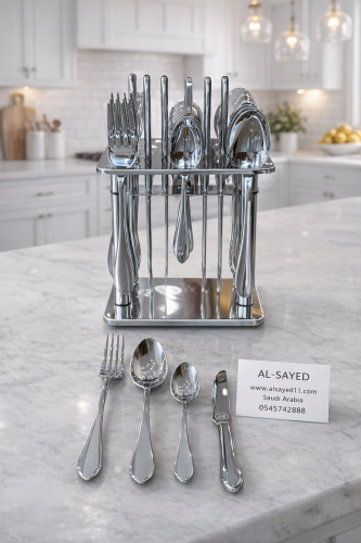 طقم ملاعق ٢٤ قطعه ٦ شخص