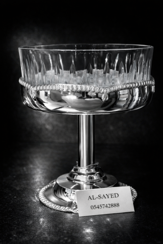 Silver stand, 18 cm diameter