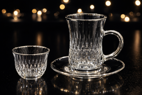 Turkish crystal set, 6 pieces