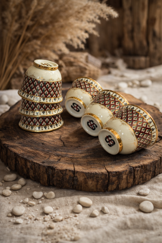 فناجيل بورسلان ١٢ قطعه